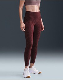 Nike - Zenvy Gentle-Support High-Waisted 7/8 Printed Leggings