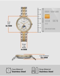 Fossil - Fossil Jacqueline Two Tone Watch ES5166
