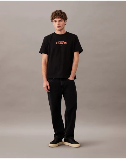 Calvin Klein Jeans - Contrast Logo Graphic Relaxed T-Shirt