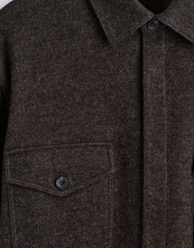 COS - Relaxed Boiled-Wool Overshirt