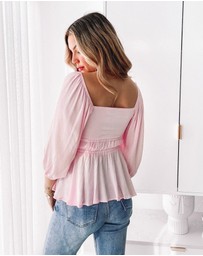 Esther & Co - Caroll Top - Pink