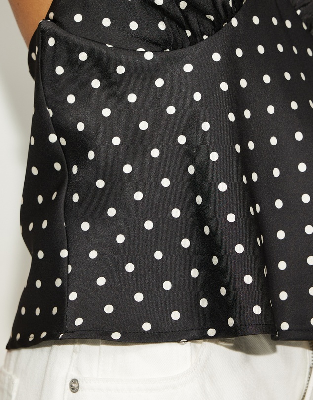 Dazie - Margaux Polka Dot Halter Top