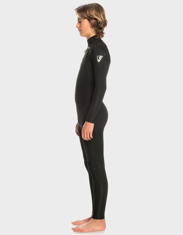 Quiksilver - Boys 8 to 16 4/3Mm Everyday Sessions Chest Zip Wetsuit