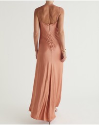 MOS The Label - Calista Cowl Neck Midi Dress