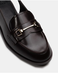 Wittner - Alexia Leather Slingback Loafers
