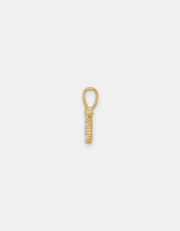 Zoe Olivia - 9K Gold Lab Grown Diamond Initial G Pendant