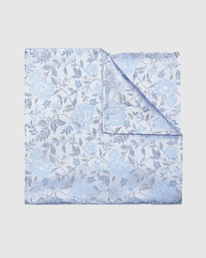 Politix - Oliver Floral Jacquard Silk Pocket Square