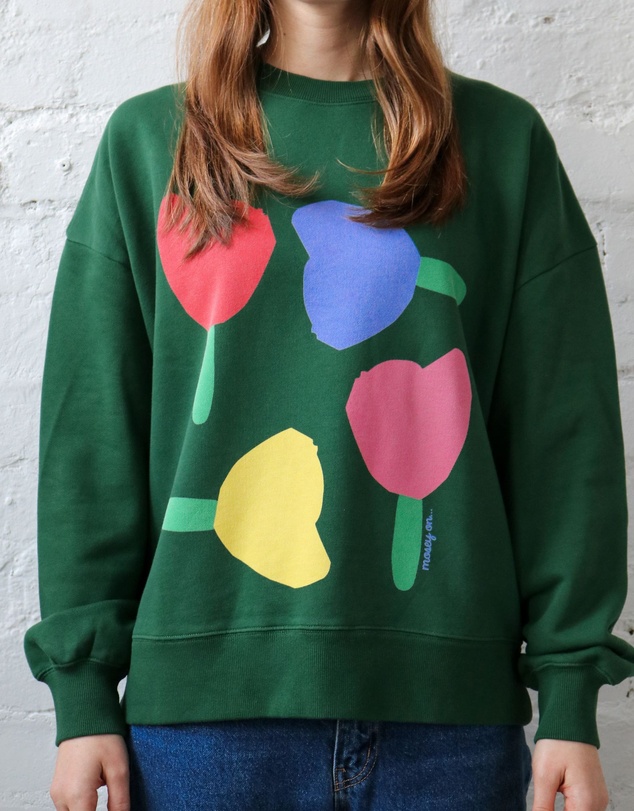 Mosey Me - Forget Me Not Sweater - Forest
