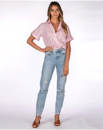 CAMIXA - FEBE Short Sleeve Linen shirt