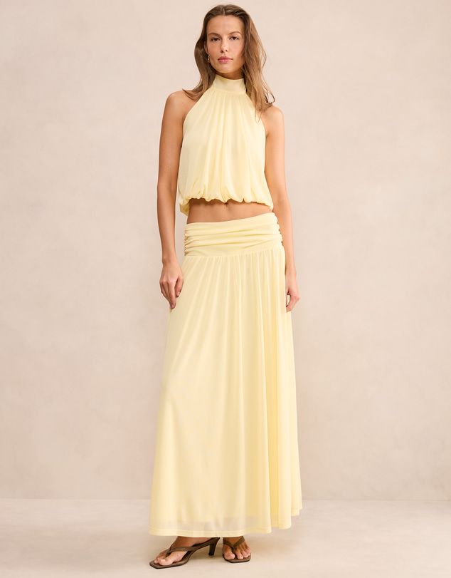 Forever New - Layne Bubble Waist Halter Neck Top
