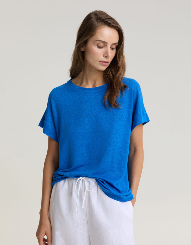 Sportscraft - Tonia Crew Neck Linen Tee