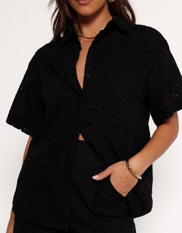 Petal & Pup - Kamala Shirt - Black