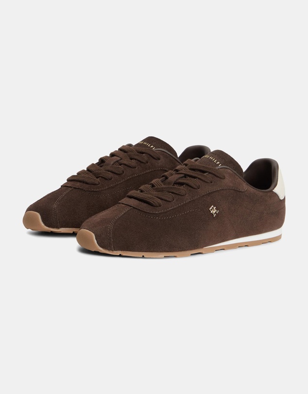 Tommy Hilfiger - TH Bella Low Profile Suede Trainers - Women's