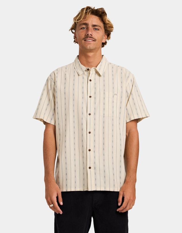 Billabong - Mens Sundays Jacquard Short Sleeve Shirt