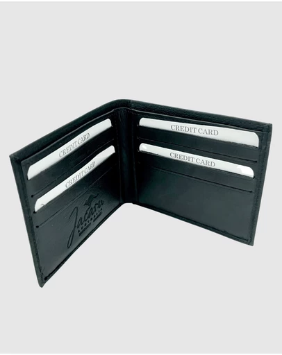 Jacaru - Jacaru 5789 Kangaroo Leather Credit Card Wallet