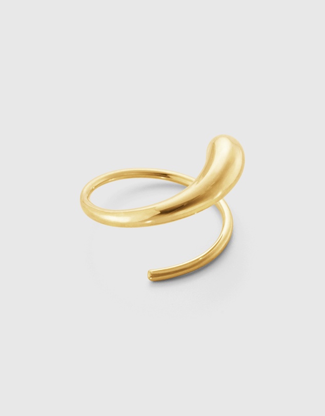 Georg Jensen - Mercy Swirl Earrings Gold
