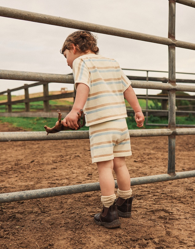 Kynd Baby - Knit Short in Stripe