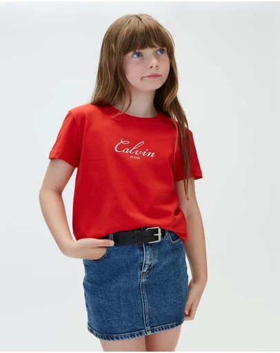 Calvin Klein Jeans - Girls Script Logo T-Shirt