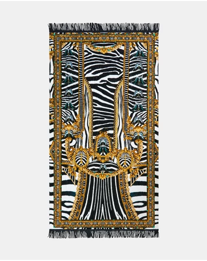 Camilla - Zig Zag Zoo Beach Towel