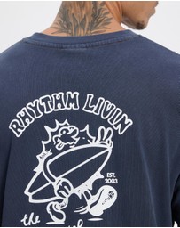 Rhythm - Peace Sun Vintage SS T Shirt
