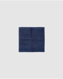 Bambury - Elvire Face Washer 33x33cm Navy