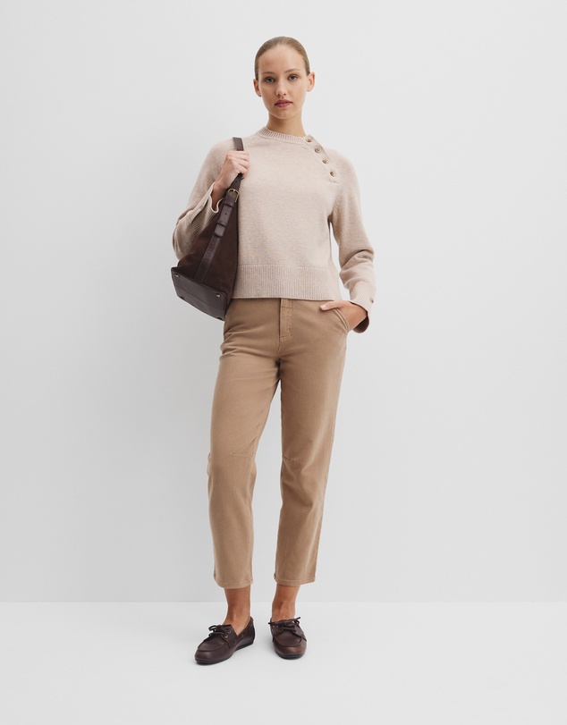 Country Road - Button Neck Knit