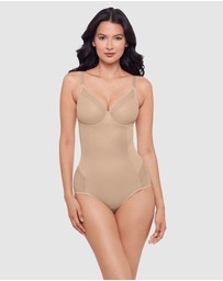 Miraclesuit Shapewear - Sexy Sheer Shaping Underwired Padded Bodysuit