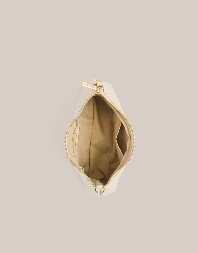 VESTIRSI - Ashley Ivory Leather Crossbody Bag