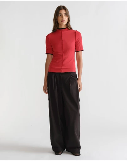 Decjuba - D-Luxe Short Sleeve Top