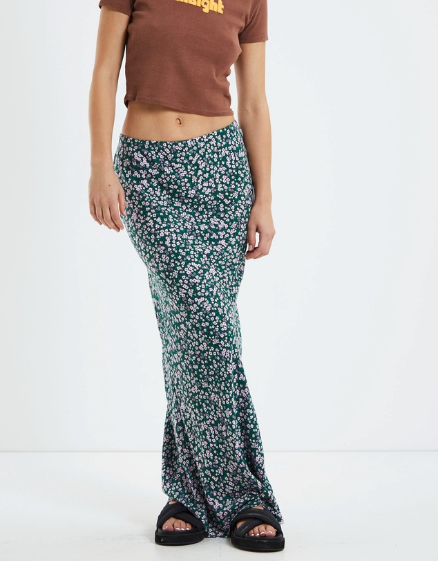 Dont Ask Amanda - Amelie Meadow Low Cut Maxi Skirt