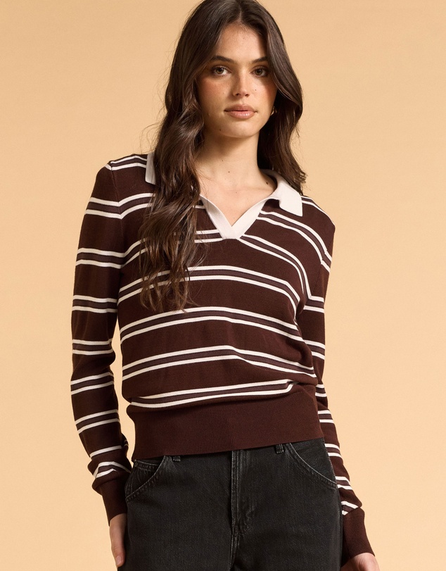 MVN - Striped Polo Knit
