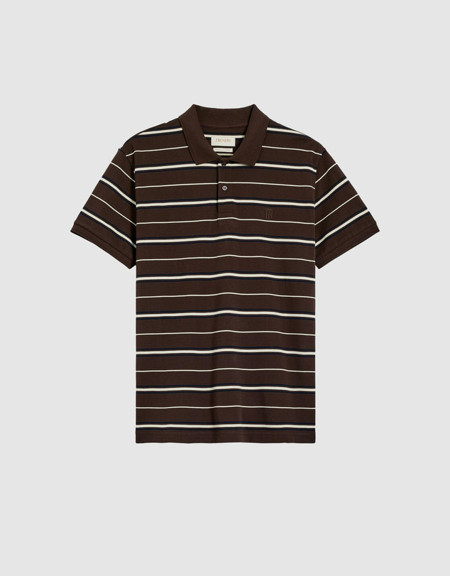Trenery - Australian Cotton Pique Stripe Polo