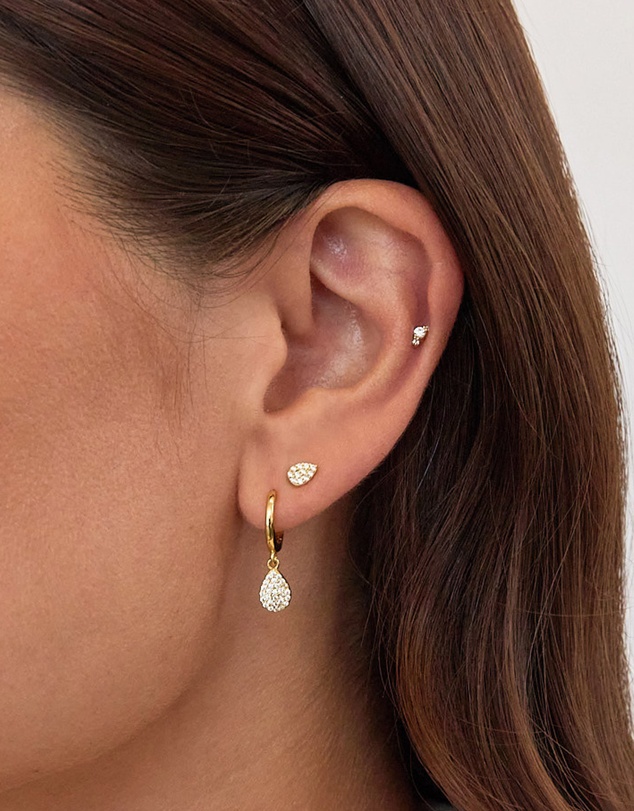 The Silver Collective - Linda Drop Earrings