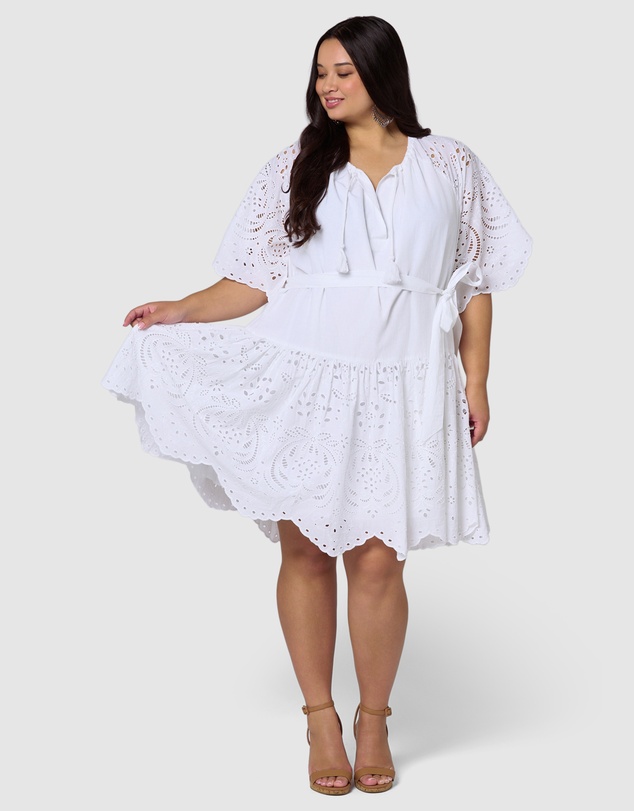 The Poetic Gypsy - Charms Broderie Mini Dress