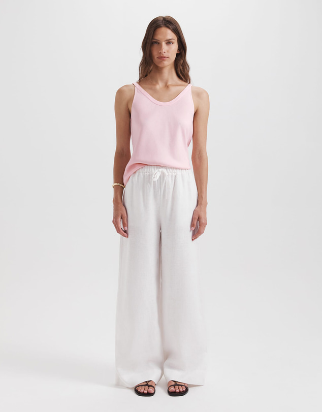 SABA - Lila Linen Pull On Pant