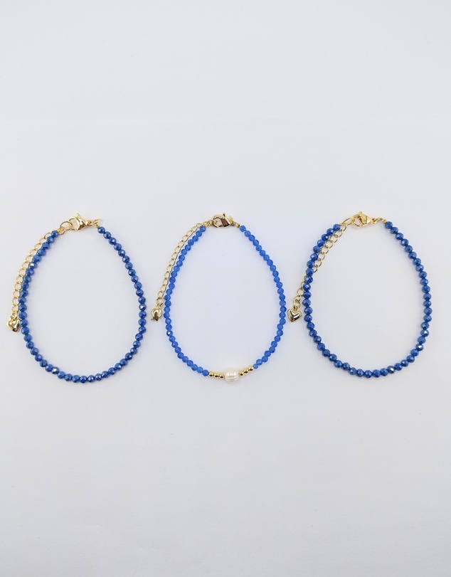 Miz Casa and Co - Crystal Beaded Bracelet Stack