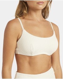 Roxy - Womens Aruba D Cup Bralette Bikini Top