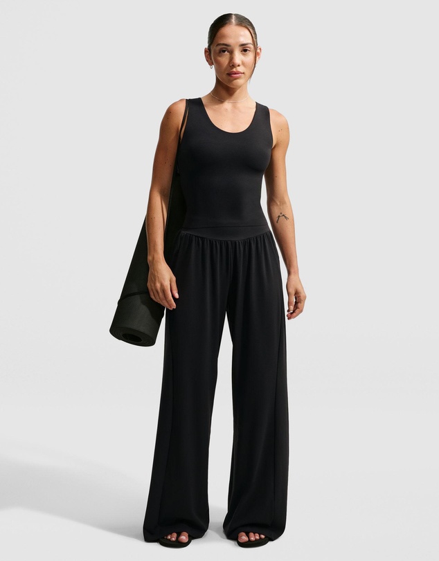 Nike - Zenvy Mid-Rise Wide-Leg Pants