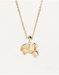 PDPAOLA - Charm Necklace Motorbike Charm