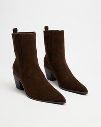 Atmos&Here - Juno Cowboy Ankle Boots