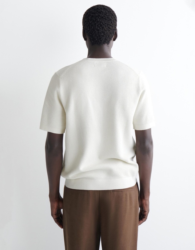 COS - Waffle-Knit Cotton T-Shirt