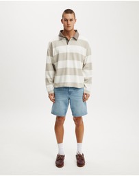 Cotton On - Loose Straight Denim Short