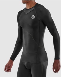 SKINS - SKINS Compression Men's Series-3 Running/Gym Long Sleeve Top Black