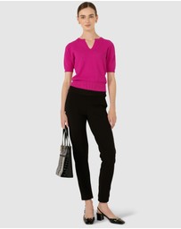 SACHA DRAKE - Henley Knit Top