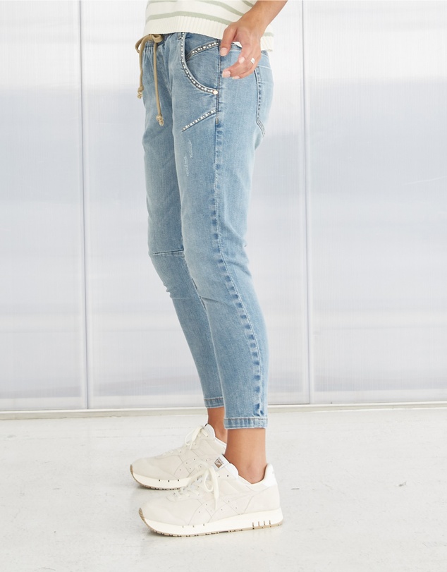 DRICOPER DENIM - Active Pearl Embellished Jeans