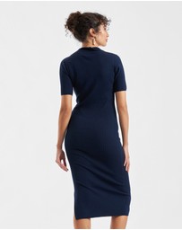 Ripe Maternity - Maddy Knit Polo Dress