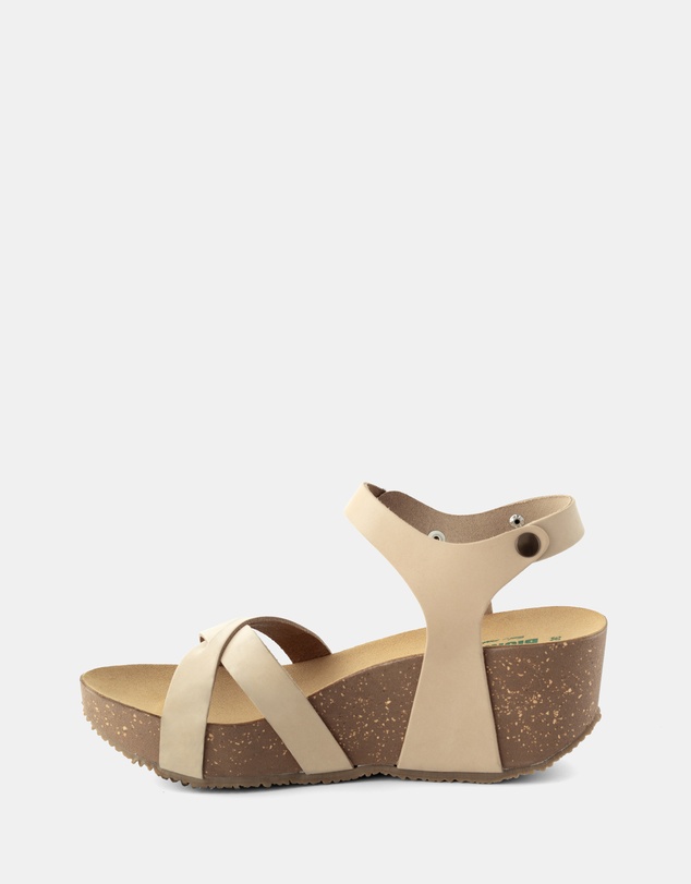 BioNatura - Willow Leather Wedge Heels