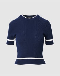 rag & bone - Kassy Rib Short Sleeve