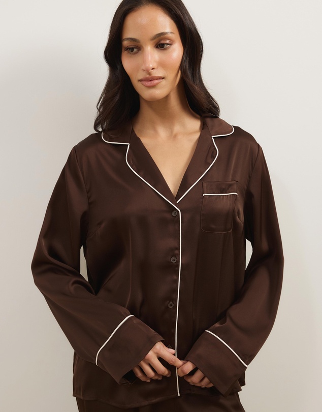 Atmos&Here - Pia Satin Long Sleeve Pyjama Set