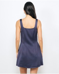 AERE - Neroli Structured Mini Dress